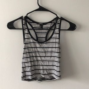 Striped crop top